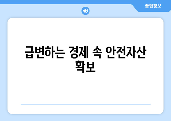 급변하는 경제 환경에서의 투자 전략과 자산 관리 방법